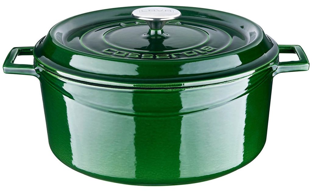 LAVA Gusseisentopf mit Deckel, emailliert, 28 cm, 6,71 l, Produktbild 