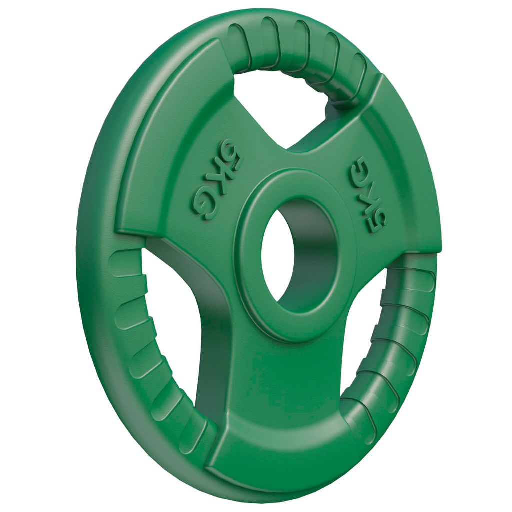 GORILLA SPORTS Hantelscheiben - Einzeln 1,25-25kg / Set 30kg, 50mm, Gripper, Guss, Gummi - Gewichtsscheiben, Olympia Gewichte, Langhantel, Hantel