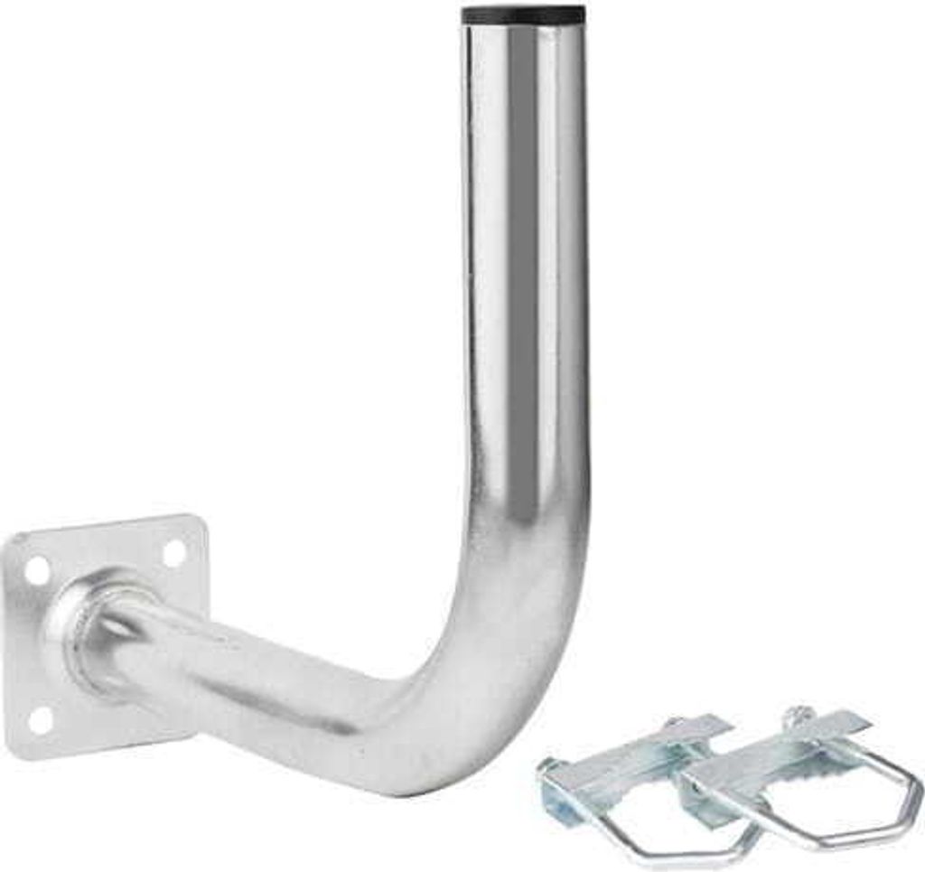Vayox Frontbalkon-Antennenhalterung | 40cm | Mit Cybants | Silber