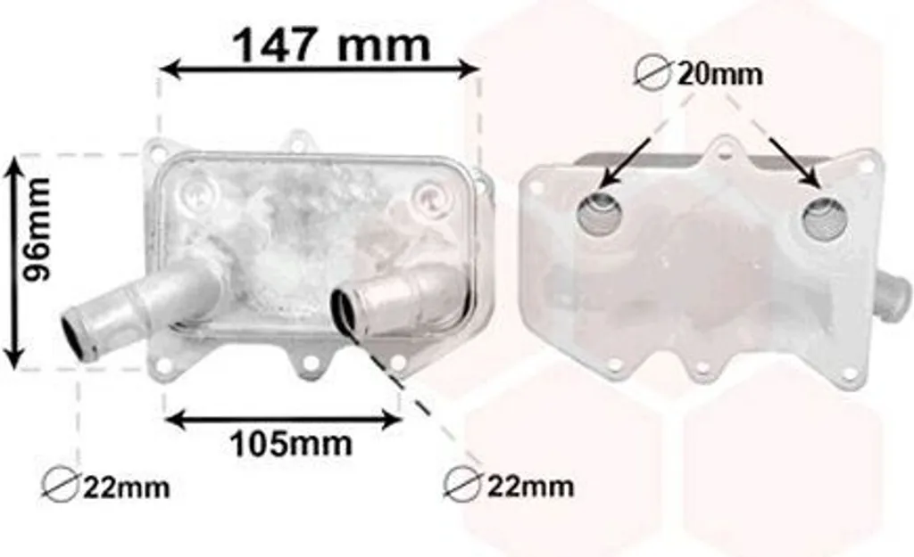 Solution Surchauffe Huile : Refroidisseur Van Wezel 83003215 - ix35 Sportage