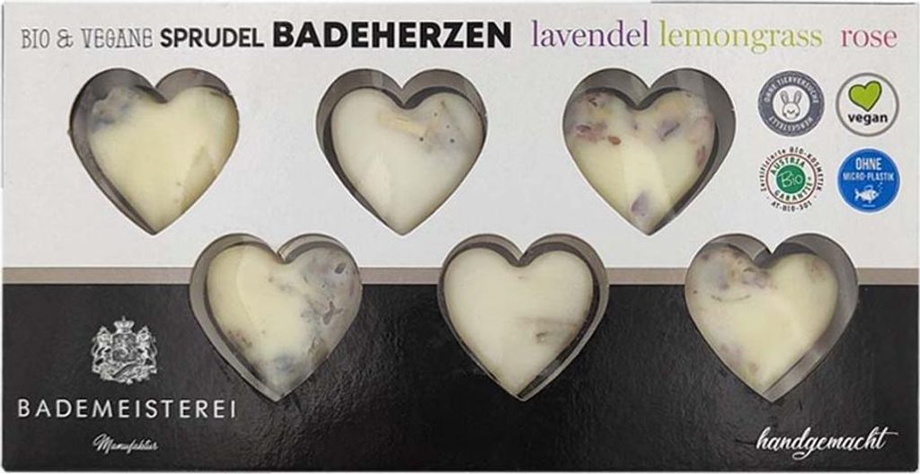 Badeherzen-Set - 3 Sorten 6x15g Produktbild 