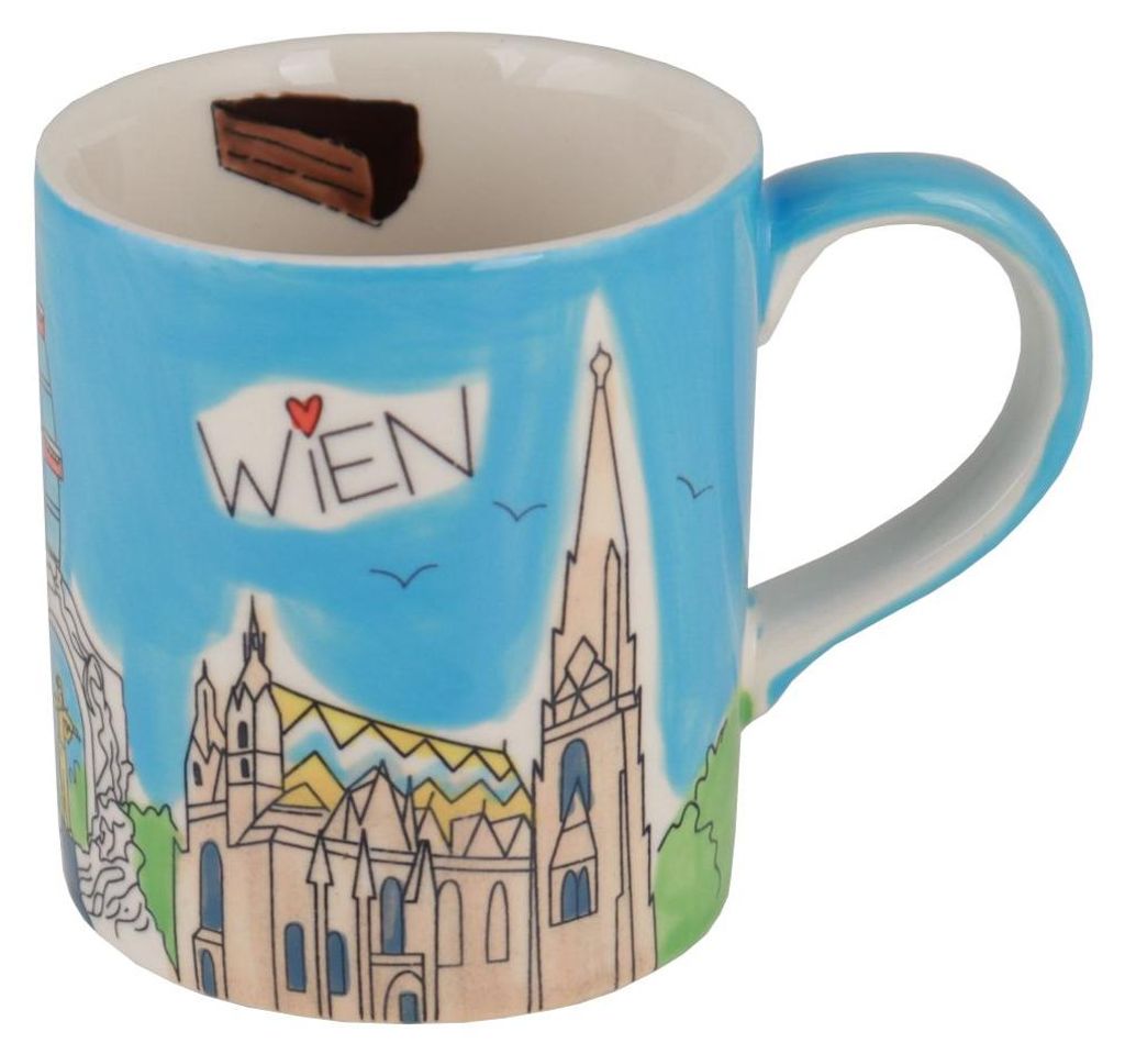 Mila Keramik Städte-Becher Wien | ca. 250ml Produktbild 