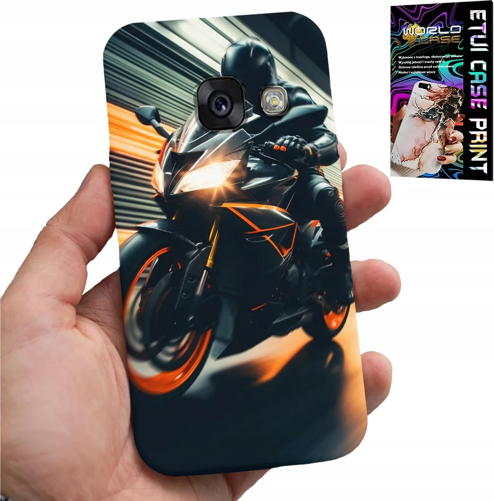 Kit Cover + Vetro Samsung A5 2017 Motocicletta | Tech & Style