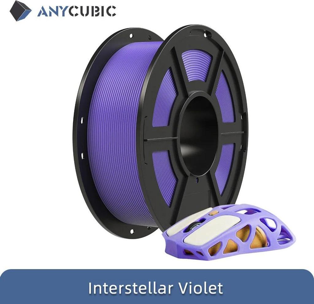 PLA Filament - Für FDM 3D-Drucker - 10 kg Großpackung - 3D-Drucker Filament - 3D-Druck Material - Violett