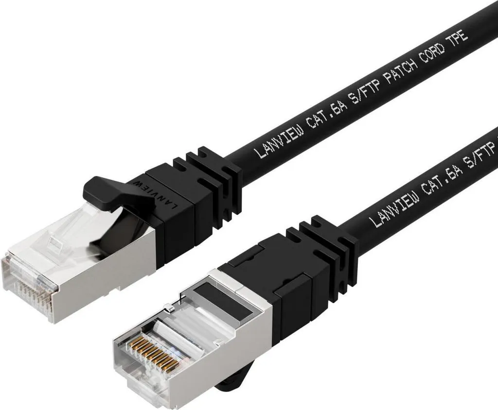 Lanview SmartClick LV-SFTP6A075B Cavo Patch Cat6A S/FTP LSZH 7.5m
