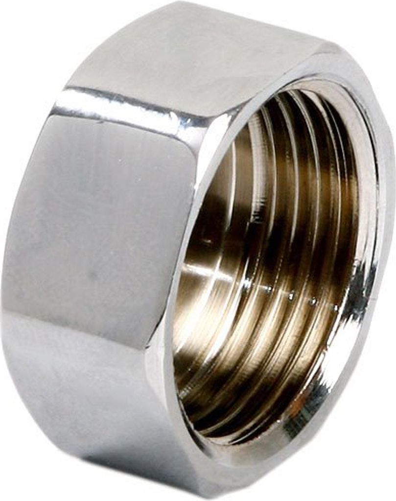 Stopfen aus verchromtem Messing 3/4" GW