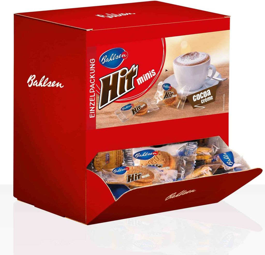 Bahlsen Hit Minis 150 Stk im Thekenspender | Knuspriges Produktbild 