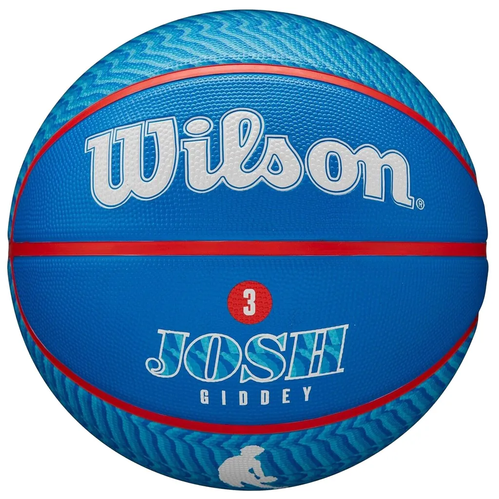 Ballon basket Wilson taille 7 avec grip premium Josh Giddey