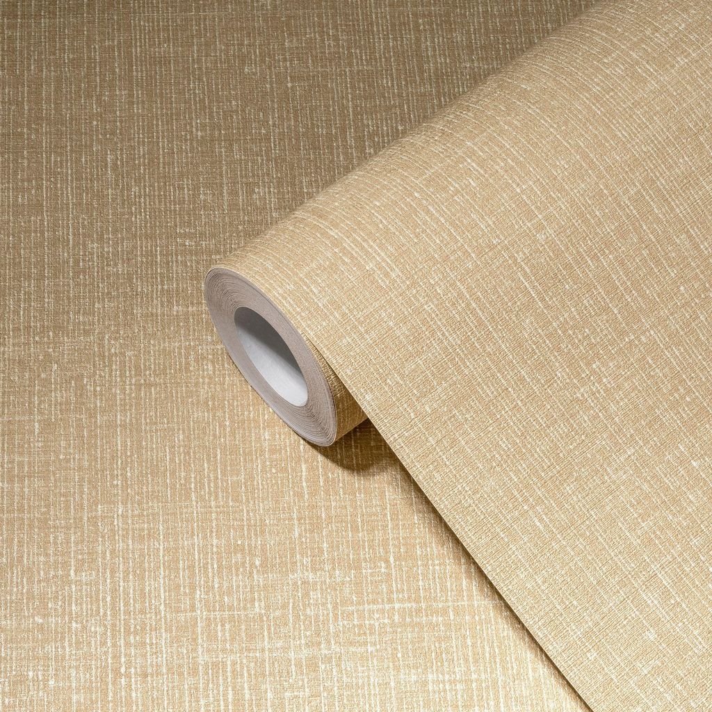 A.S. Creation | Uni Tapete | Vliestapete | Kollektion MY HOME MY SPA | 386945 | Beige | 10.05 x 0.53 m | Einfarbig | Woh