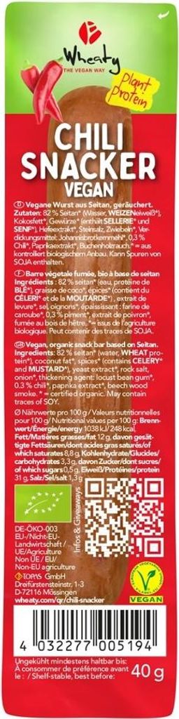 Wheaty Spacebar Red Hot Chili Peppers Produktbild 
