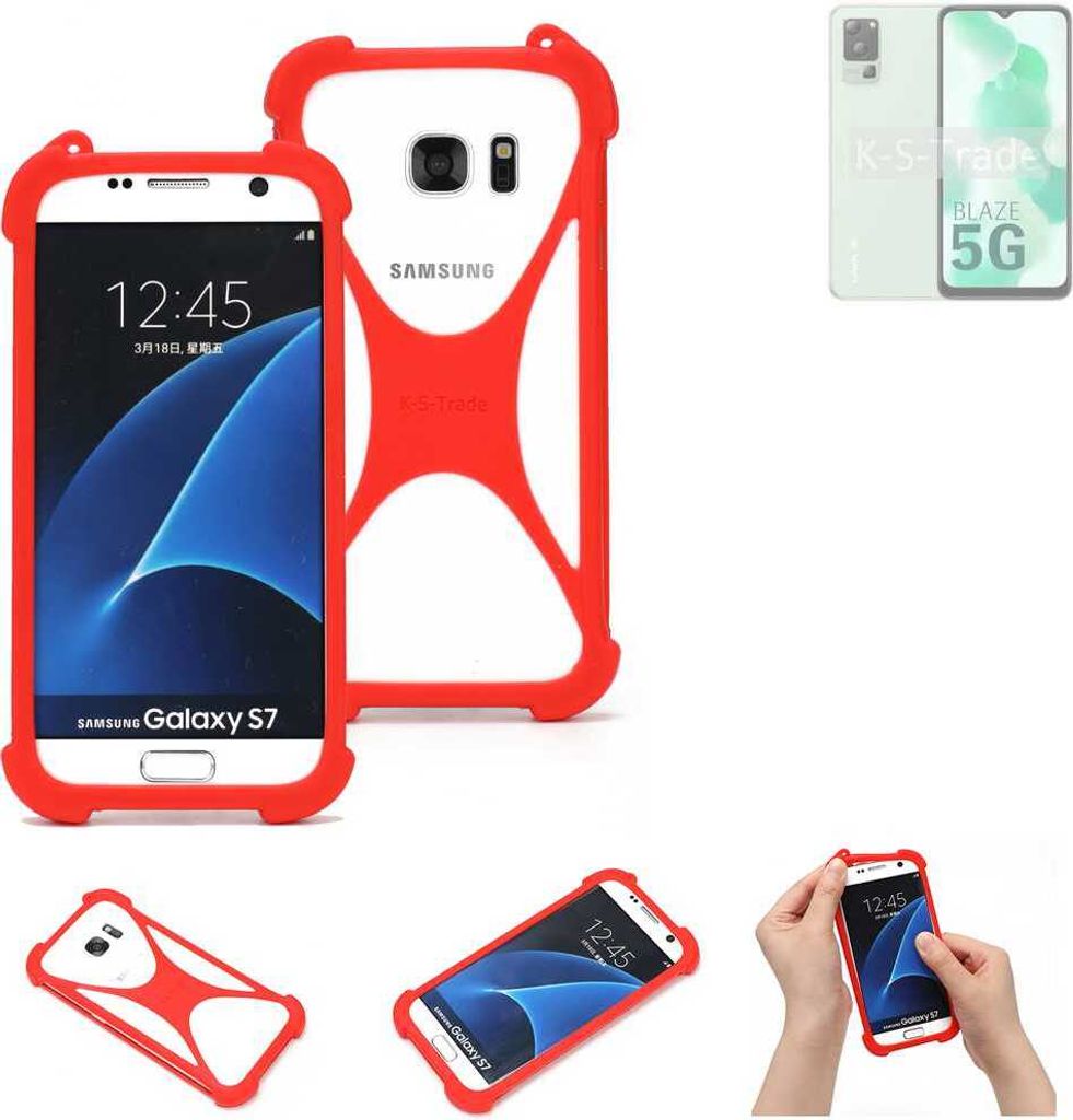K-S-Trade Handy-Hülle kompatibel mit Lava Blaze 5G Produktbild 