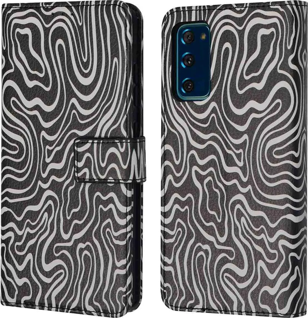 Custodia Portafoglio Samsung S20 FE imoshion - Bianco e Nero