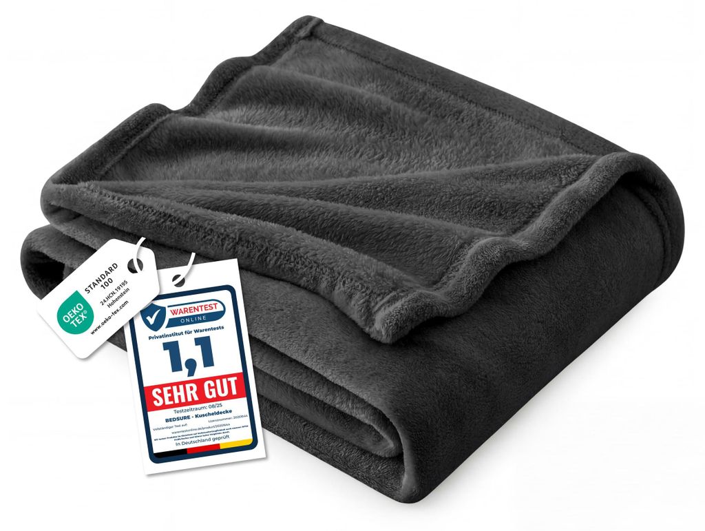 BEDSURE Kuscheldecke Flauschig Decke Fleecedecke - Produktbild 