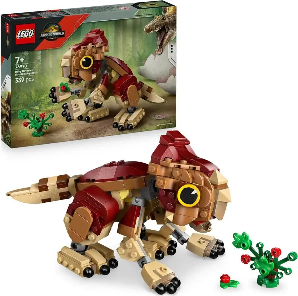 Jeu de Construction LEGO Jurassic World 76970 Dinosaure Aquilops