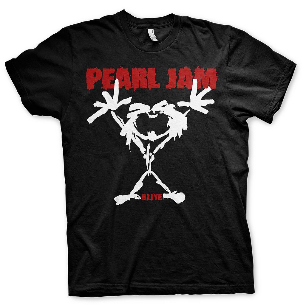 Pearl Jam Stickman Black M T-Shirt Produktbild 