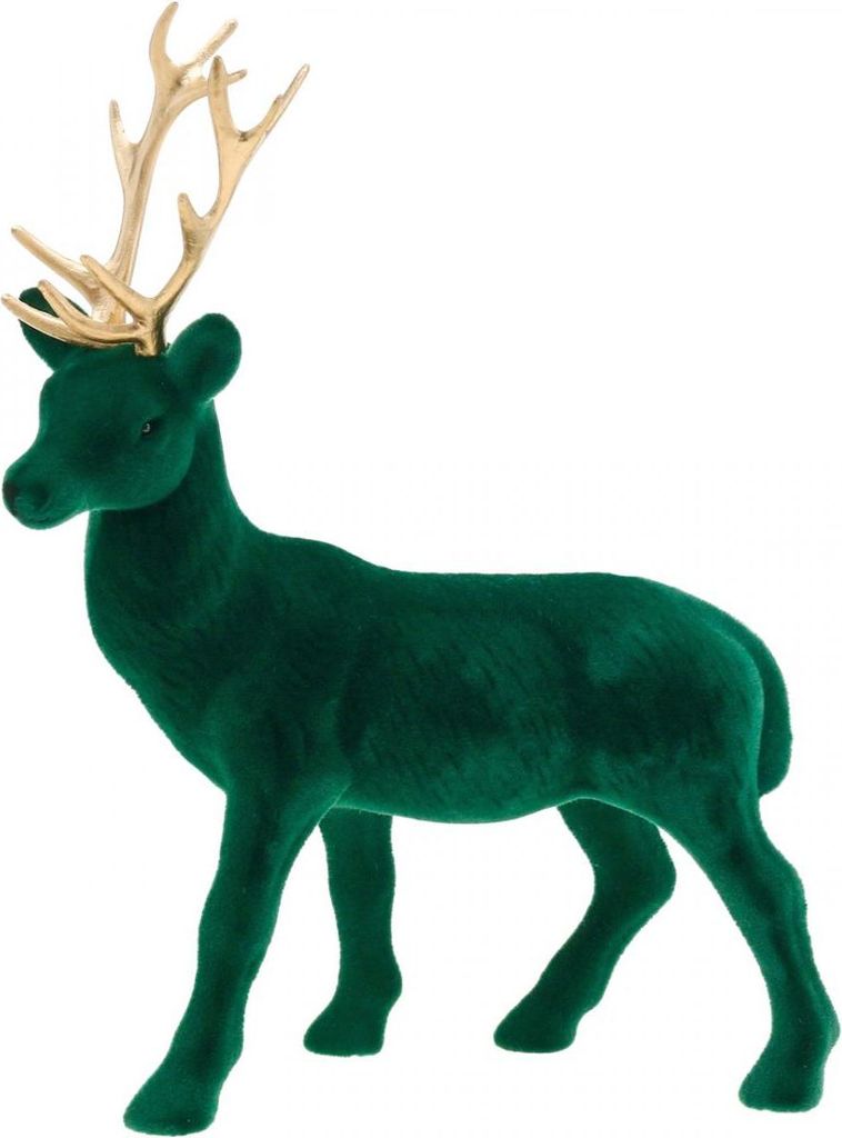 Elegante Hirschfigur für weihnachtliche Dekoration Produktbild 