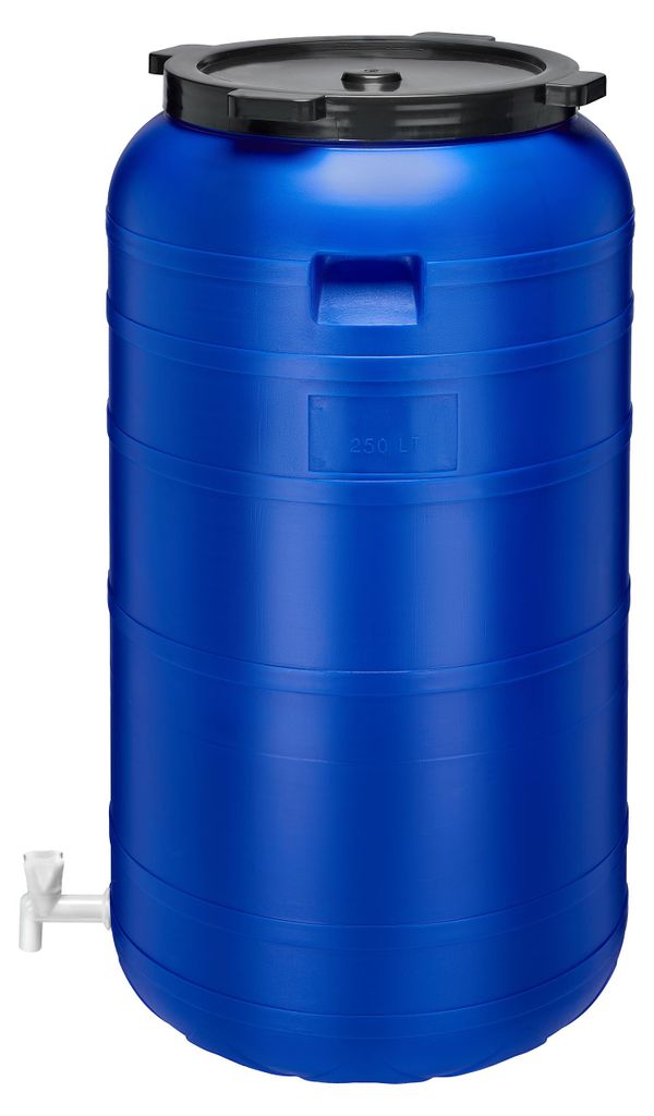 Garronda 250 Liter Weithalsfass BPA-frei Futtertonne Fass Produktbild 