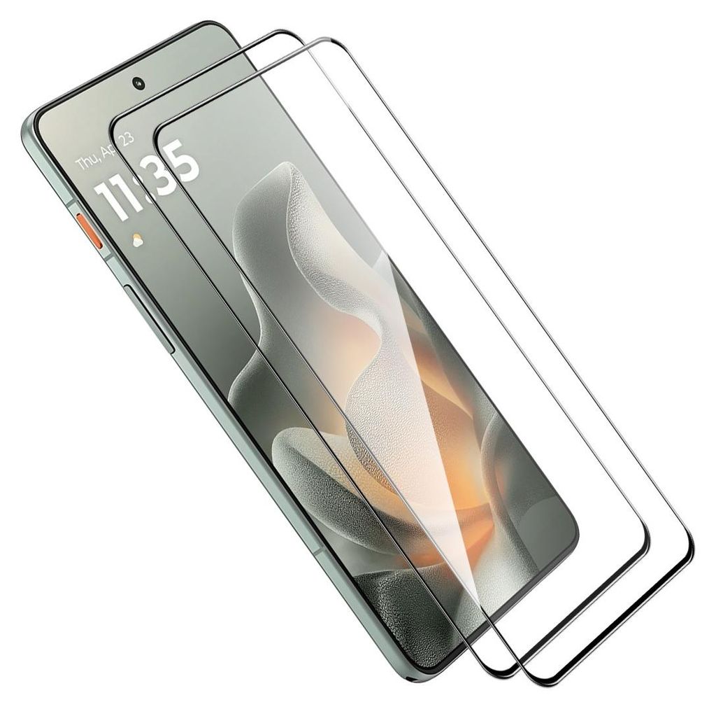 Motorola Moto G67 / G77 Displayschutz - ENKAY 9H Panzerglas Doppelpack - Transparent