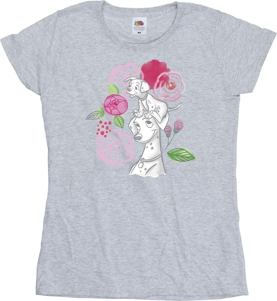 Disney - "101 Dalmatians" T-Shirt für Damen BI23011 (M) (Grau)