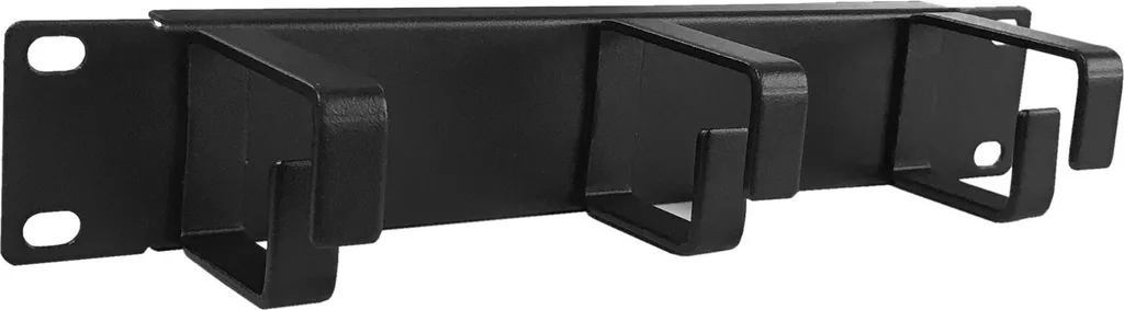 Organizzatore Cavi Rack 10 Pollici 1U DS10-Cable DS-IT | Metallo Nero