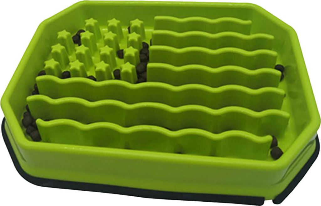 Hundenapf mit langsamer Fütterung, rutschfester Hundenapf mit langsamer Fütterung, Haustier-Puzzle-Futternapf, verhindert Ersticken, Hundenapf f...