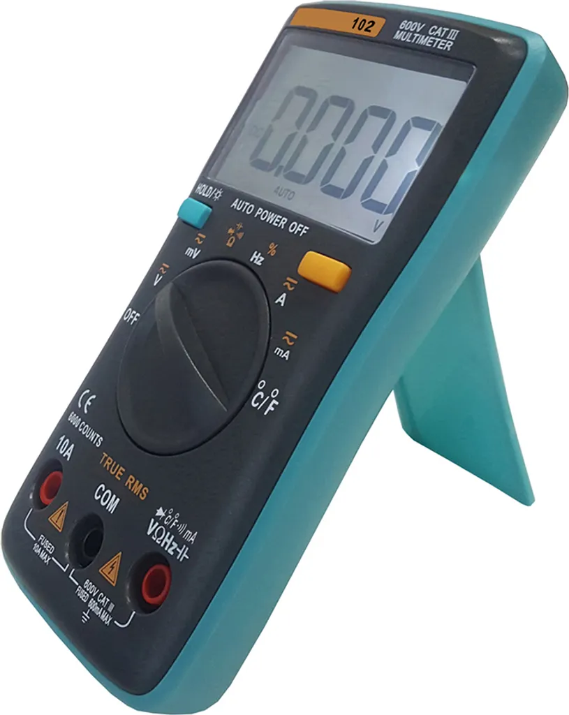 Multimètre Numérique RICHMETERS RM102 True RMS avec Mesure Température
