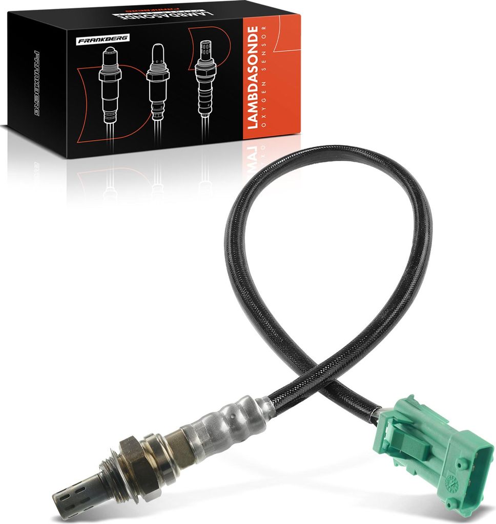 Frankberg 1x Lambdasonde Regelsonde Vor Katalysator für Citroën C2 C3 I II Nemo Fiat Peugeot 206 207