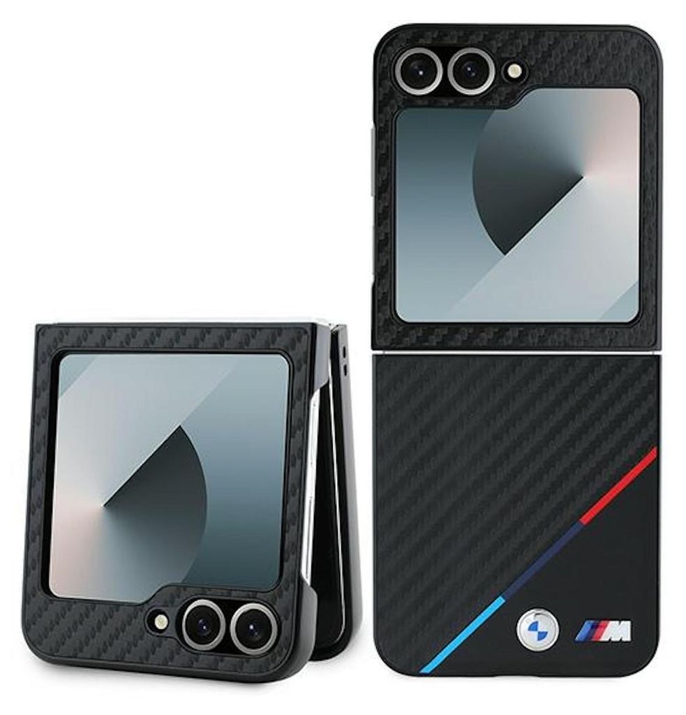 BMW, Hülle für Samsung Galaxy Z Flip 6 Tricolor Stripe mit Produktbild 