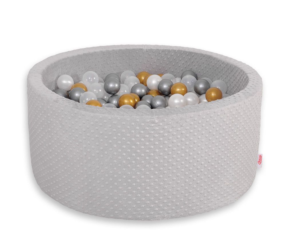 H-40 cm minky trocken Pool mit Kugeln 200pcs - hellgrau