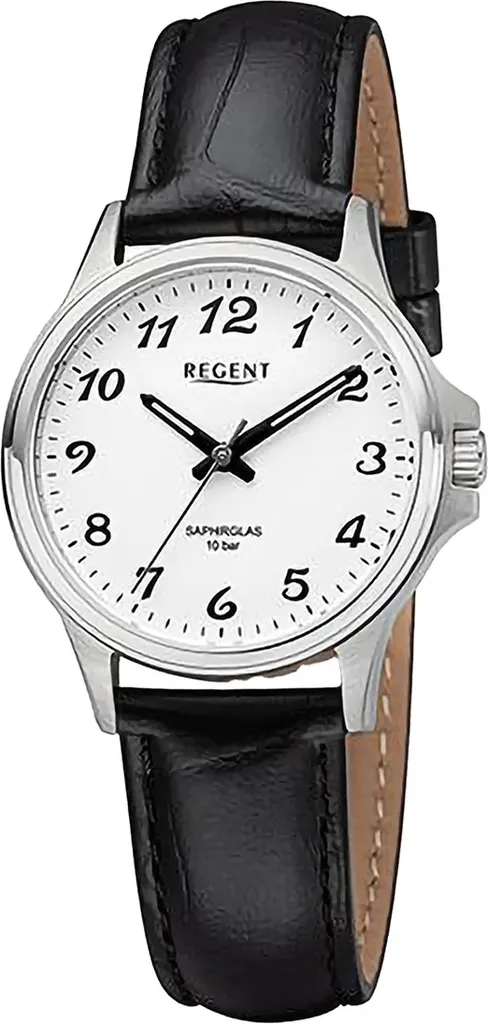 Orologio Donna Regent D2URF1456 in Pelle Nera | Eleganza Classica al Quarzo