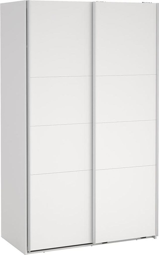 Catania Schiebetürenschrank 2 Türen 120x200cm weiß.
