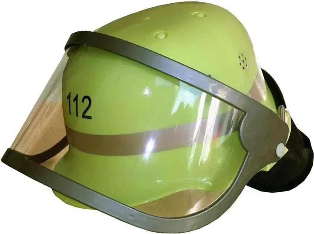 Kinder Feuerwehrhelm Deutscher Feuerwehr Helm Karneval Produktbild 