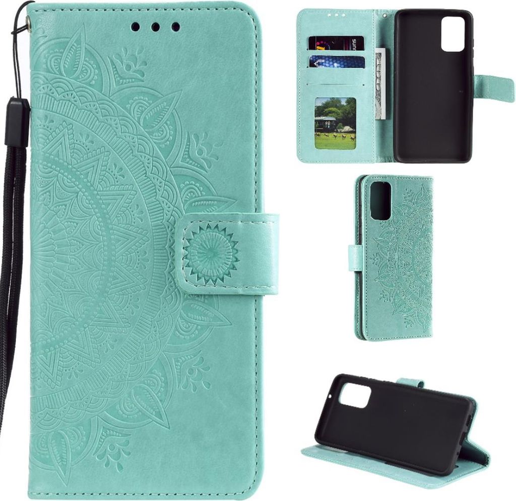 Huawei P40 Pro Handy Hülle Flip Case Cover Handytasche Bumper Mandala