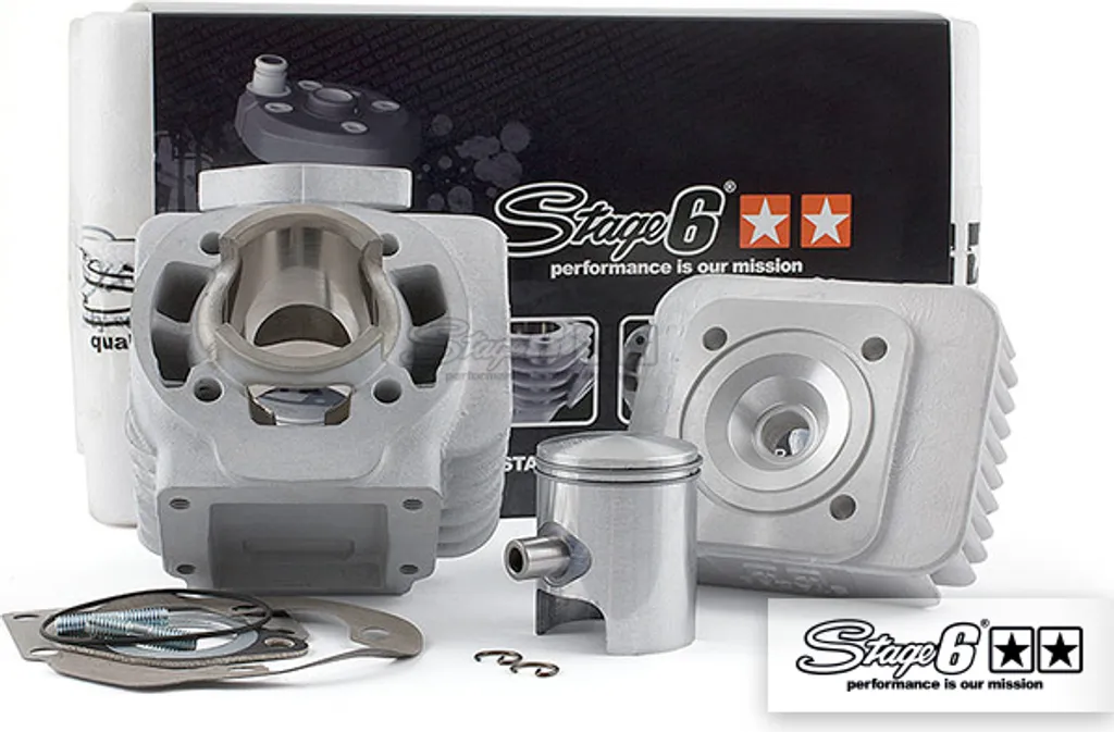 Kit cylindre Stage6 Sport Pro 50cc Minarelli vertical AC homologué