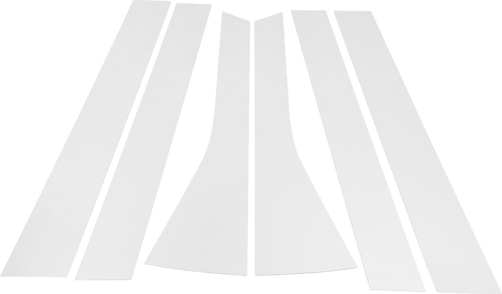 Türpfostenfensterleiste für Honda Fit 2009-2012 vorne hinten links rechts Anti-Kratz-Aufkleber Pfostenabdeckung Chrom Silberton 6 Stück