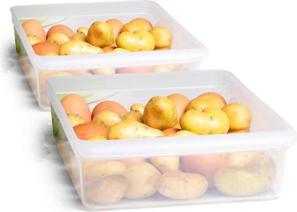 Novaliv 2x Kühlschrank Organizer 30,5 x 7,5 x 22 cm Produktbild 