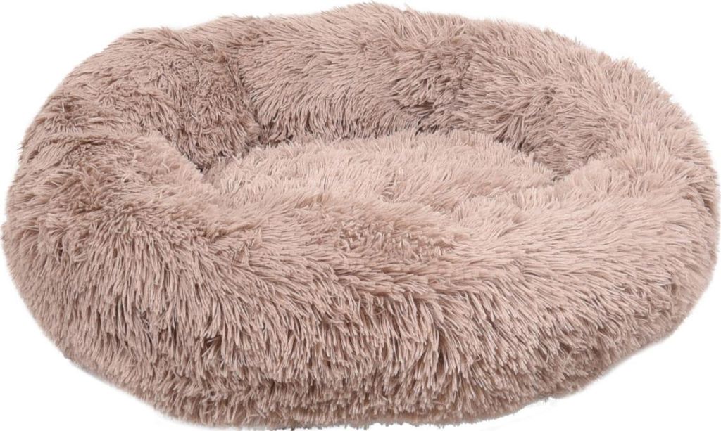 Flamingo Hundebett Krems rund hellbraun, Maße: 50 cm