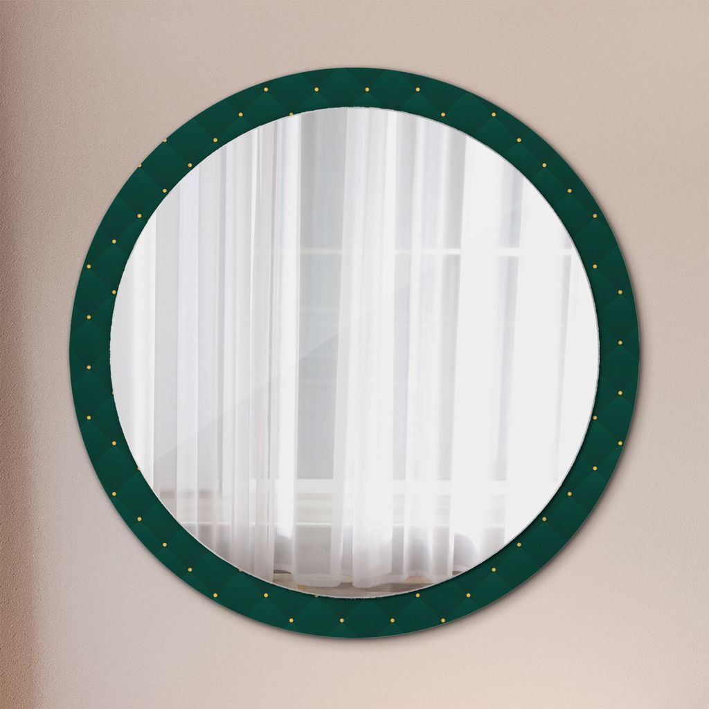 Ø100cm Modern Spiegel - Wandspiegel Wandmontage- Schlafzimmer - grün Luxus Vorlage