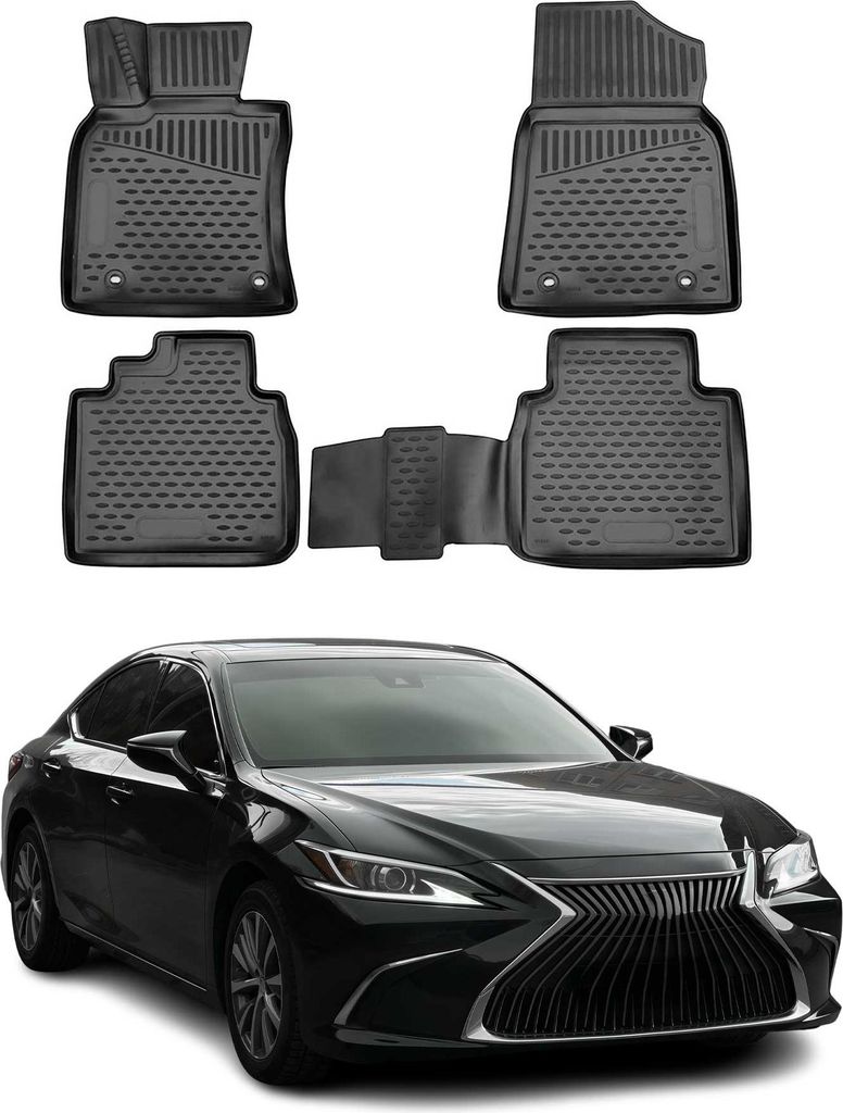 2018-2025 Lexus ES podlahové rohože TPE černé 4 ks Obrázek produktu 