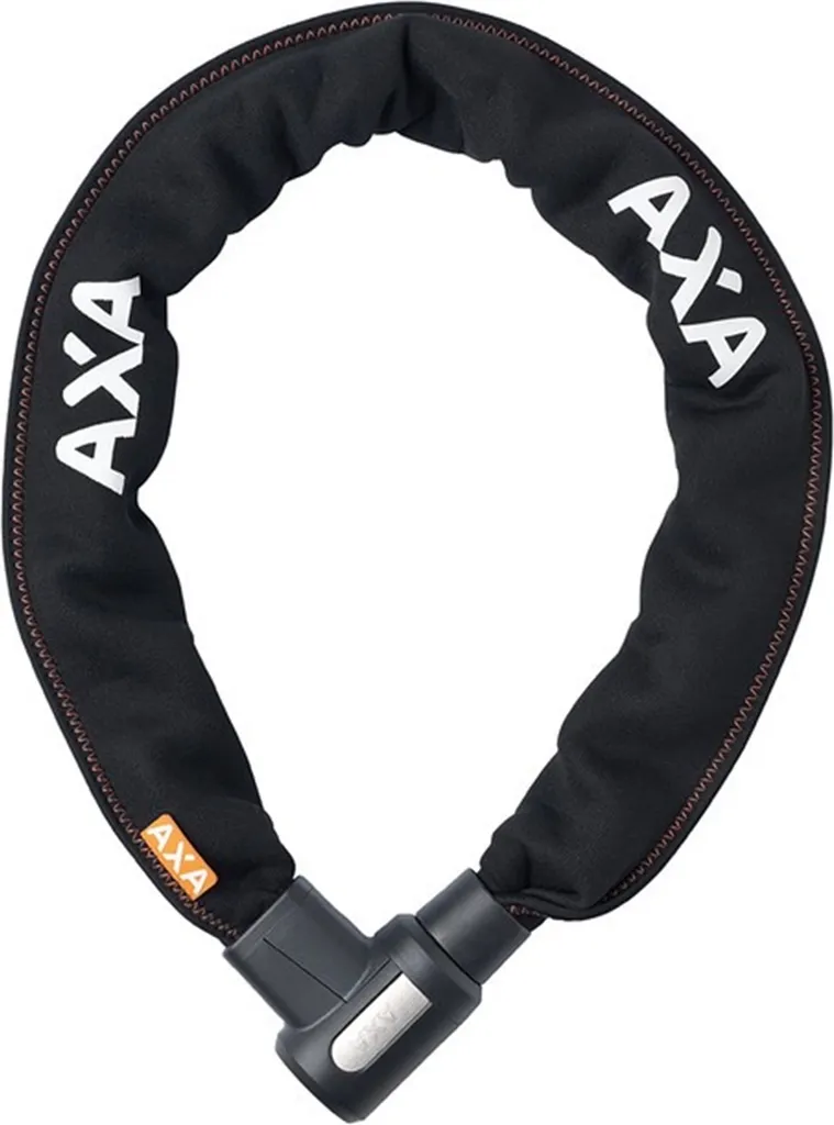 AXA ProCarat+ Neo 105*10,5 Chaîne robuste avec gaine textile noire