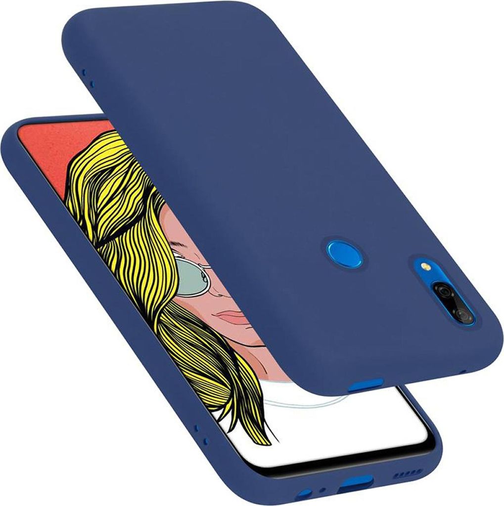 Cadorabo Schutzhülle für Huawei P SMART Z / Y9 PRIME 2019 / Enjoy 10 PLUS Hülle in Blau Handyhülle Case Cover TPU Etui