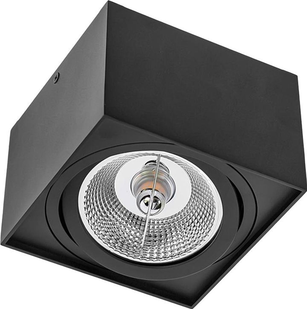 Fat Cube Schwarze Deckenleuchte zur Oberflächenmontage - Dessi Home Illuminations