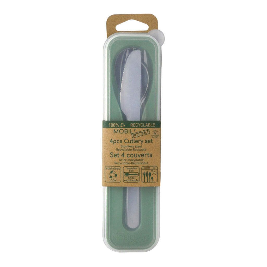 Amefa 059205PC04A42 Mobil'Pocket 4-teiliges Besteckset für Immagine del prodotto 