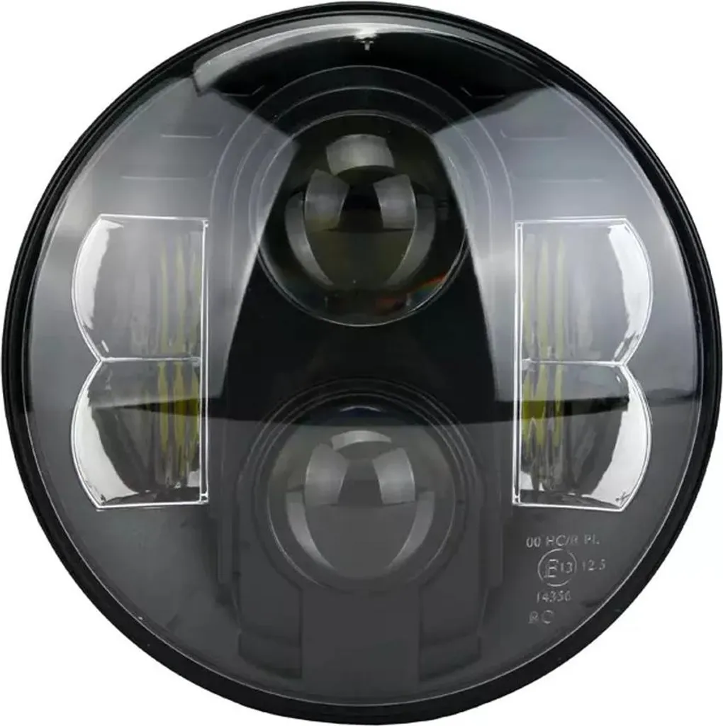 Phares LED 7 pouces étanches IP67 pour Harley Davidson - Pack de 2 - 2