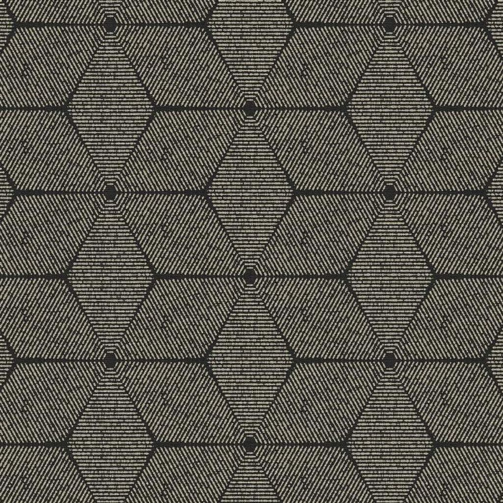 A.S. Creation | Antigua | 390912 | Vliestapete | Grafisch | 10.05 x 0.53 m | Schwarz | Wohnzimmer | Flur | Büro | Küche | Wohnräume