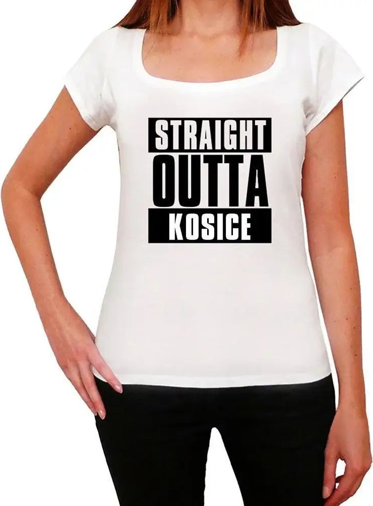 Damen Grafik T-Shirt Direkt aus Kosice – Straight Outta Kosice – Öko-Verantwortlich Vintage Jahrgang Kurzarm Lustige Druck Geburtstag Geschenk...