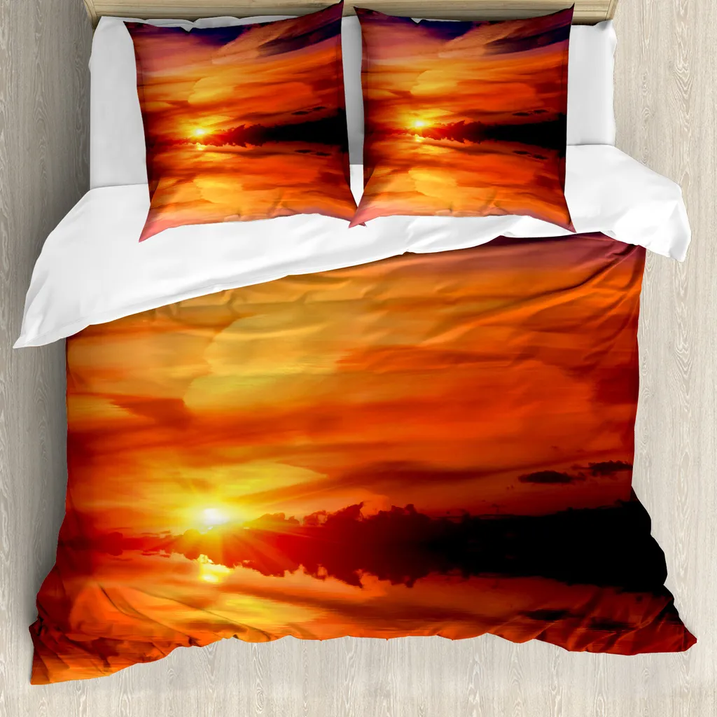 Offerta Copripiumino ABAKUHAUS Rosso Calendula 155x220 Antiacaro