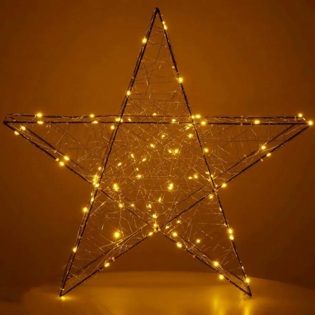 Étoile LED 55 cm Blanc Chaud 100 LED IP20 pour Décoration Intérieure