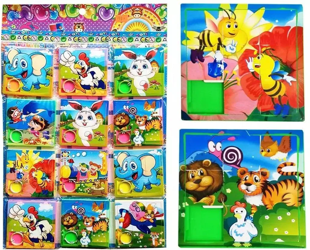 Puzzle coulissant 12 pièces idéal pour occuper les enfants en voyage