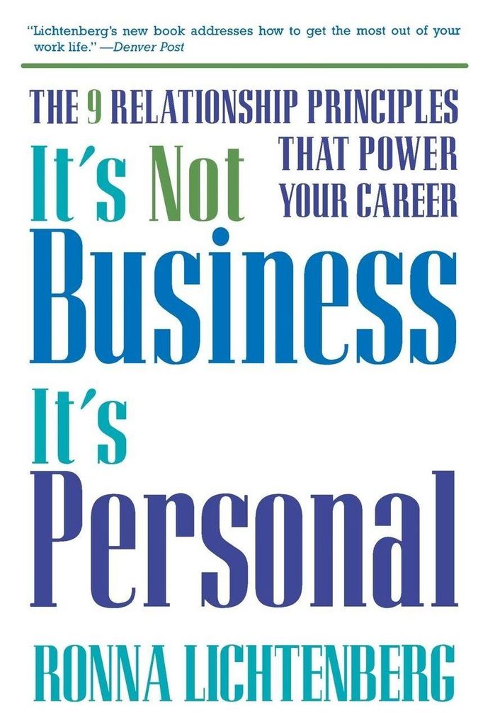 It's Not Business, It's Personal